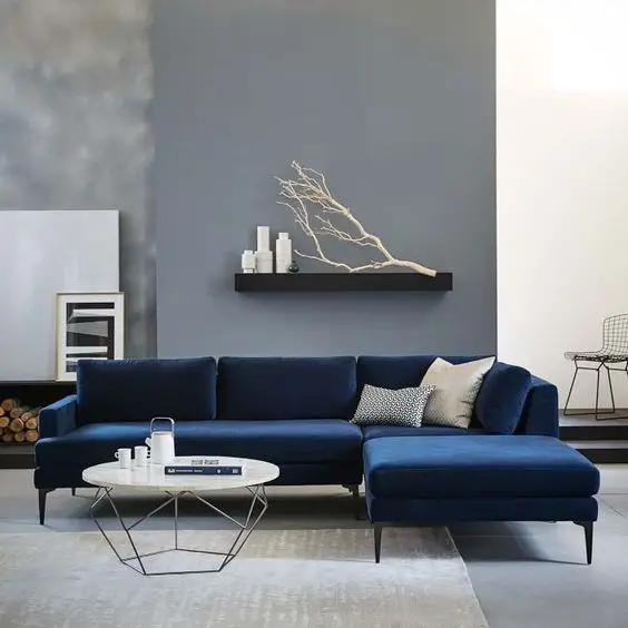 15 Blue Couch Living Room Ideas Make, Living Room Decorating Ideas With Blue Couch