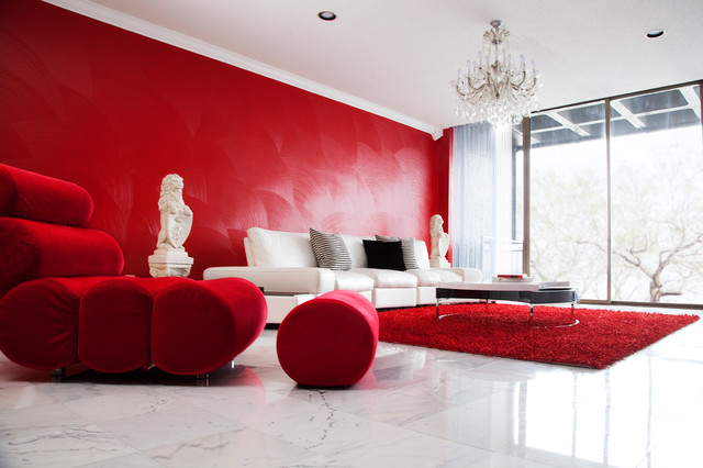 9 Red Living Room Ideas