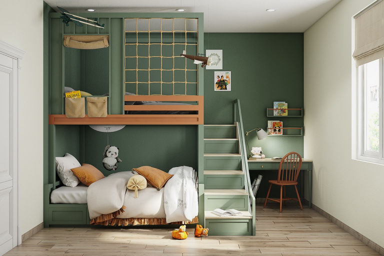 12 Space-Saving Kid Bedroom Ideas